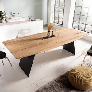 Jedálenský stôl LUKKA z dubového dreva
