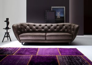 Chesterfield new - sofa 3 v koži